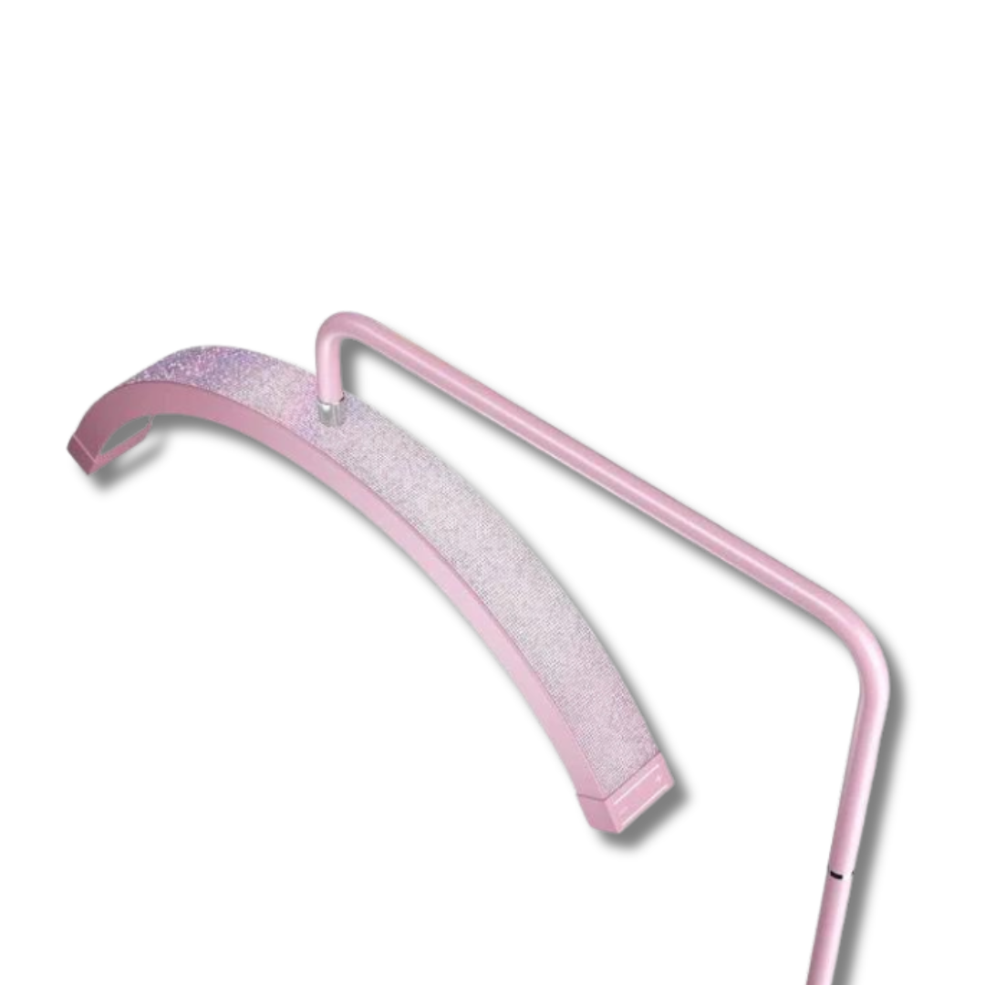 PINK GLITTER LED MOON LIGHT