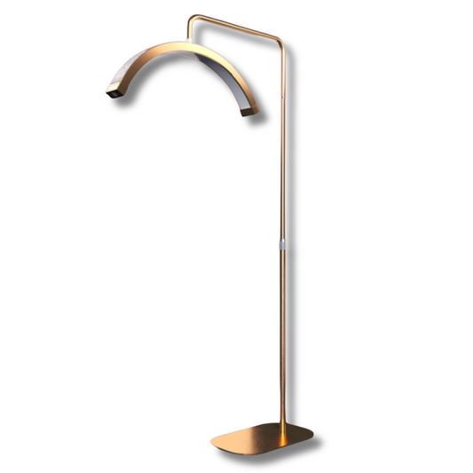 GOLD GLITTER LED MOON LIGHT