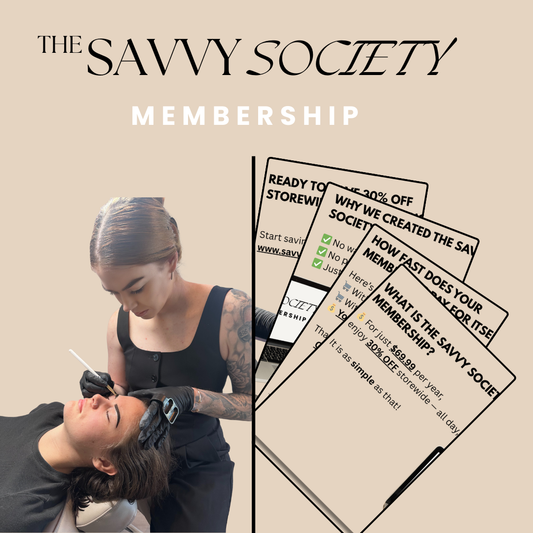 THE SAVVY SOCIETY MEMBERSHIP