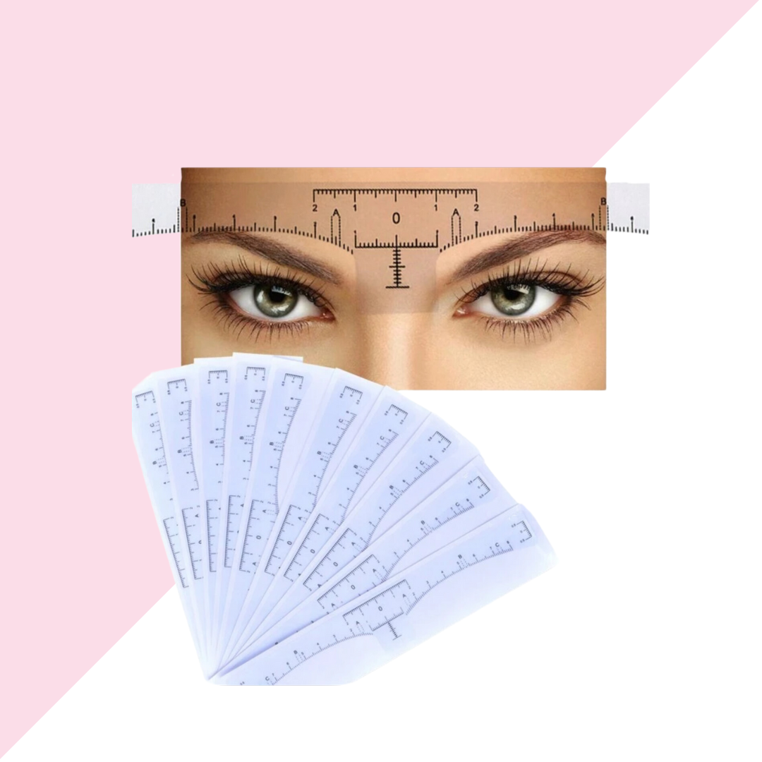 BROW RULER STICKER FOR MAPPING – Savvy Lash and Brow Supplies