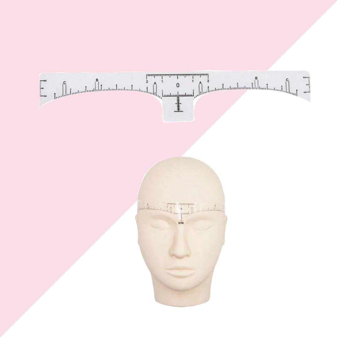 BROW RULER STICKER FOR MAPPING – Savvy Lash and Brow Supplies